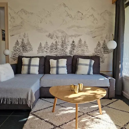 Les Tussilages - Terrasse Vue Mont-blanc アパート シャモニー