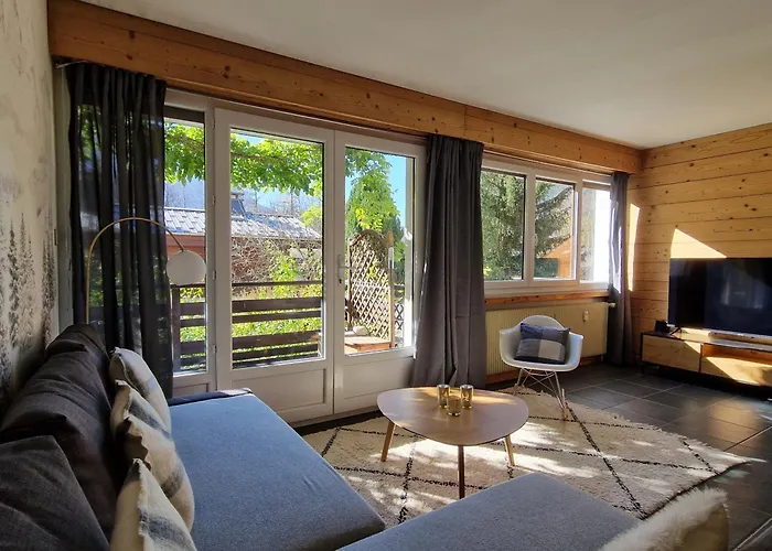 Apartmán Les Tussilages - Terrasse Vue Mont-blanc